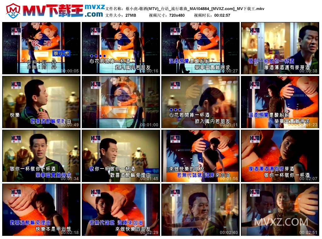 蔡小虎-敬酒(MTV)_台语_流行歌曲_MA104884